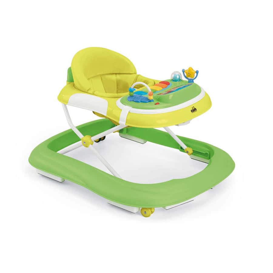 girello per bambini giocando cam colore verde