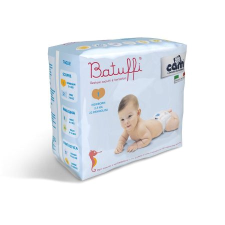 pannolini cam batuffi taglia 1 newborn