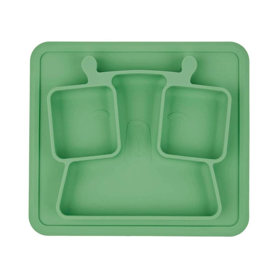 piatto a scomparti in silicone badabulle