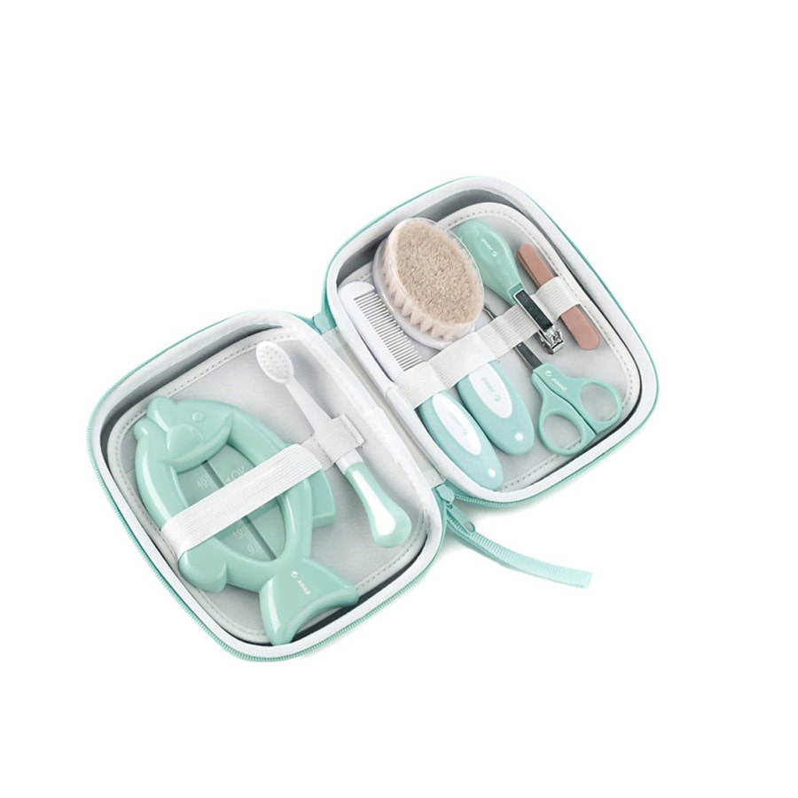 set-igiene-jane-menta-1 set igiene neonato di janè colore menta