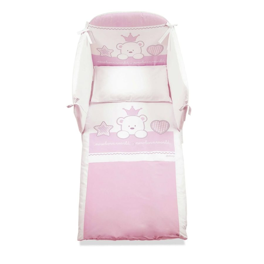 completo tessile sfilabile italbaby pony baby re rosa
