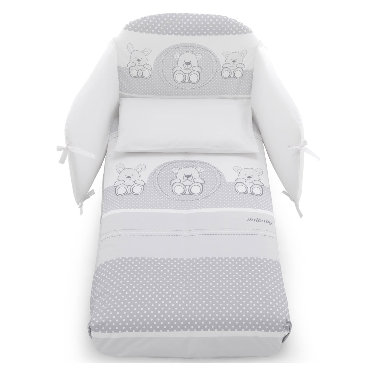 set tessile sfilabile italbaby pony bubbles