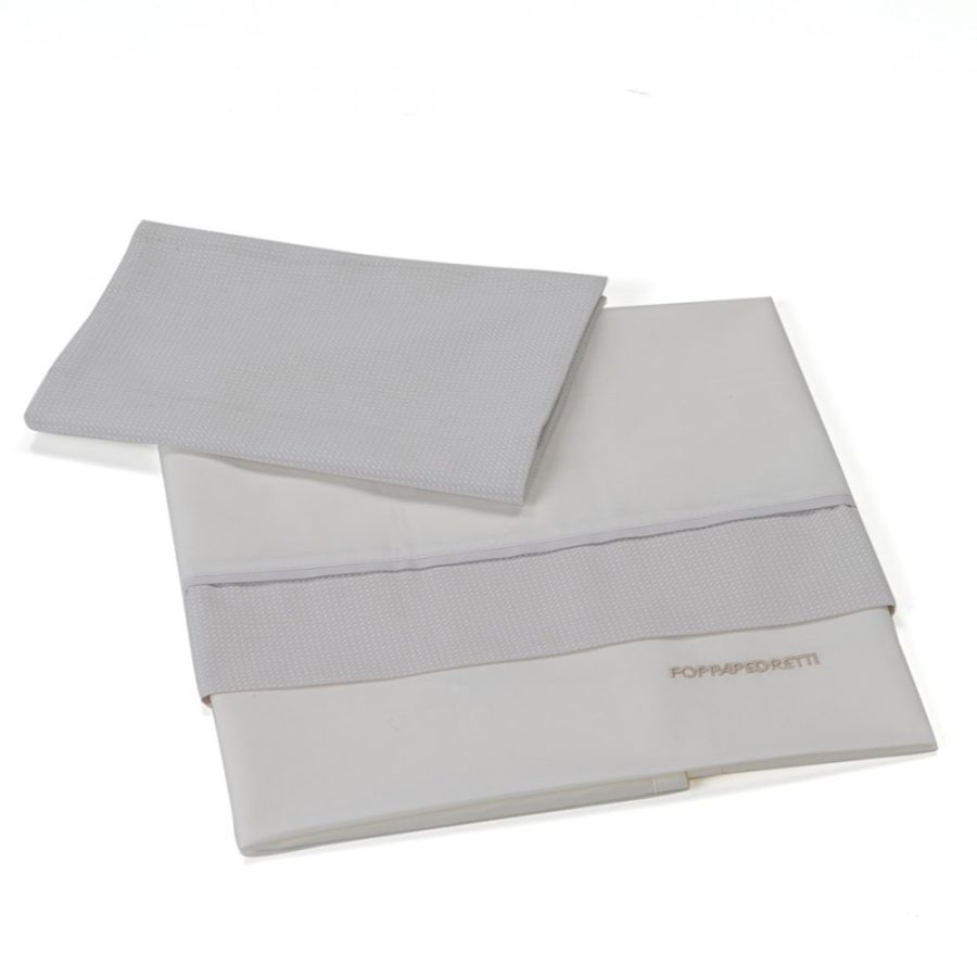 Completo Lenzuolo Beige per Culla Foppapedretti