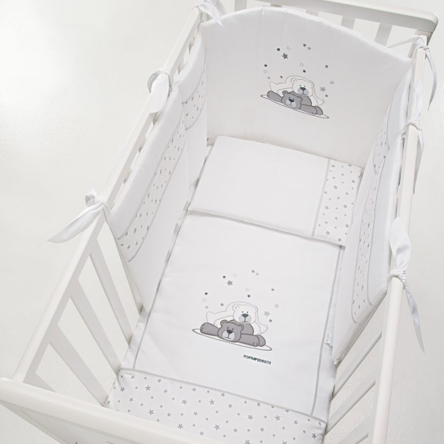 Completo Piumone Pikkoletto Dolcestella Bianco di Foppapedretti