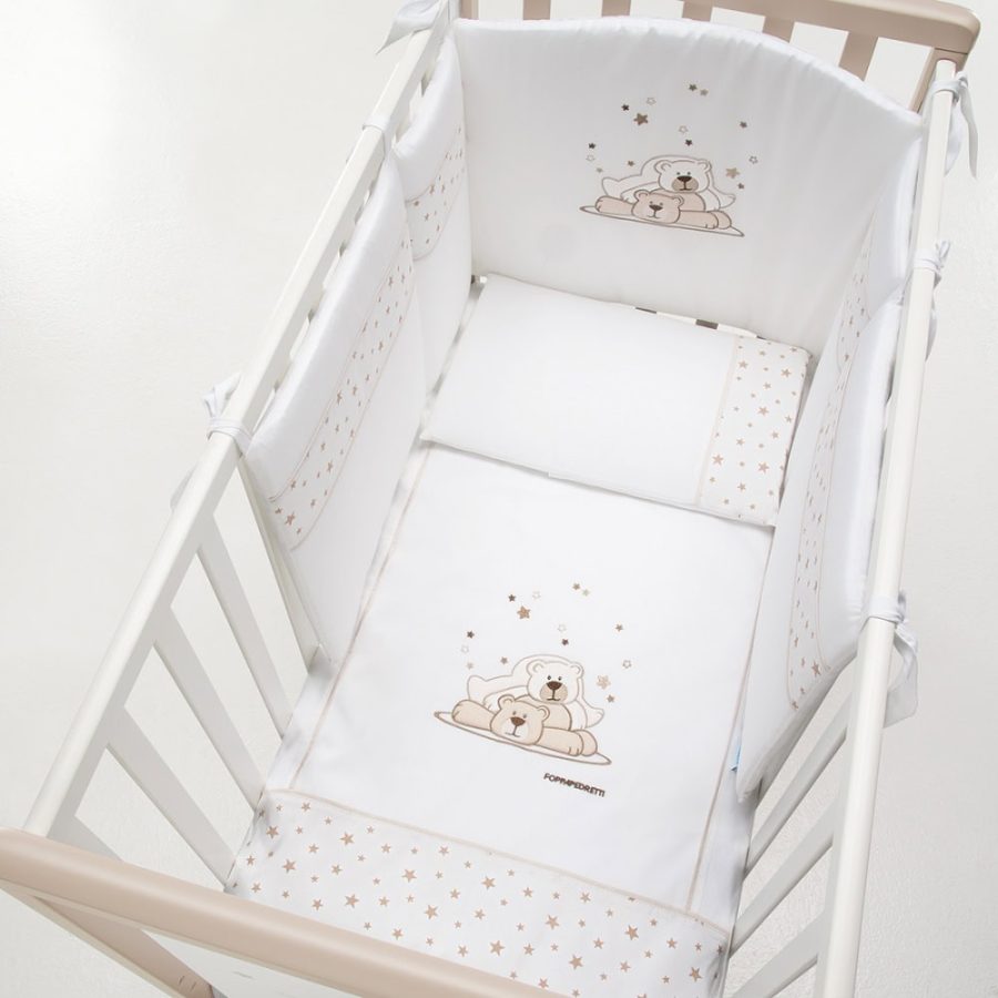 Completo Piumone Pikkoletto Dolcestella Tortora di Foppapedretti