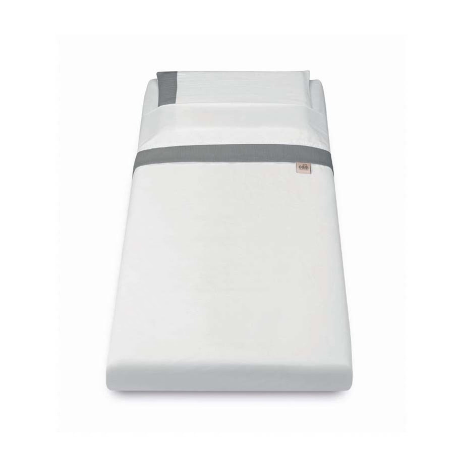 set lenzuola cam di colore grigio