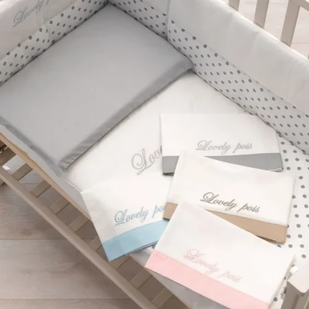 Set lenzuola per lettino Contact Azzurra Design
